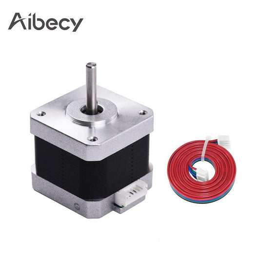 Aibecy 3D Printer 17HS4401 Stepper Motor 1.5A 40N.cm 4-Lead - 1 set of 17HS4401&XH2.54