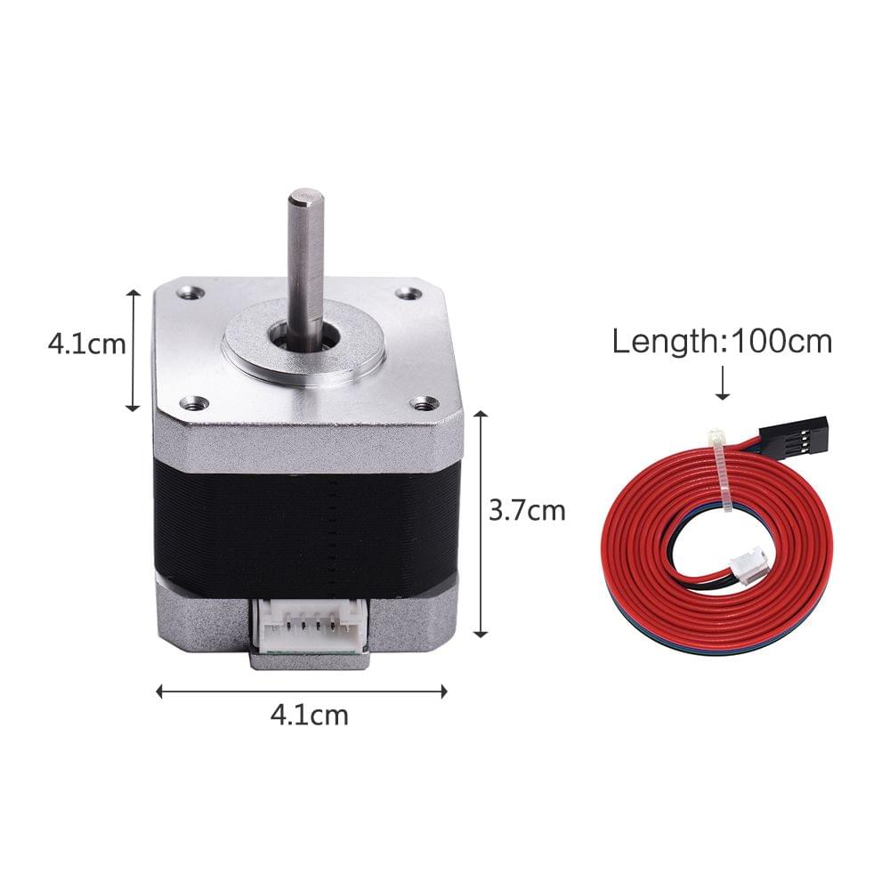 Aibecy 3D Printer 17HS4401 Stepper Motor 1.5A 40N.cm 4-Lead - 5 sets of 17HS4401&DuPont