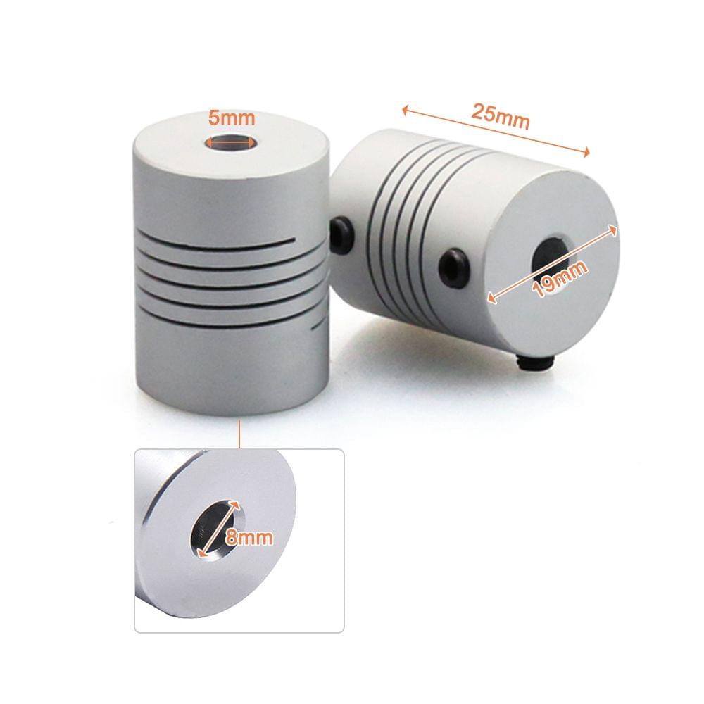 Anet 3D Printer Flexible Coupling Shaft Coupler 5mm to 8mm