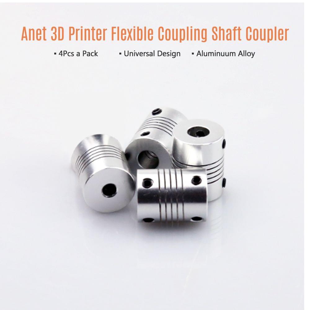 Anet 3D Printer Flexible Coupling Shaft Coupler 5mm to 8mm