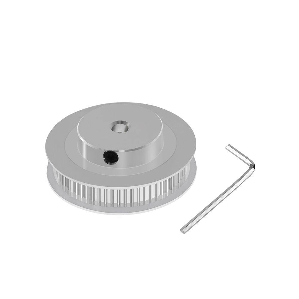 Aibecy Aluminum GT2 Timing Pulley 60 Teeth 60T 5mm Bore - 5mm Bore