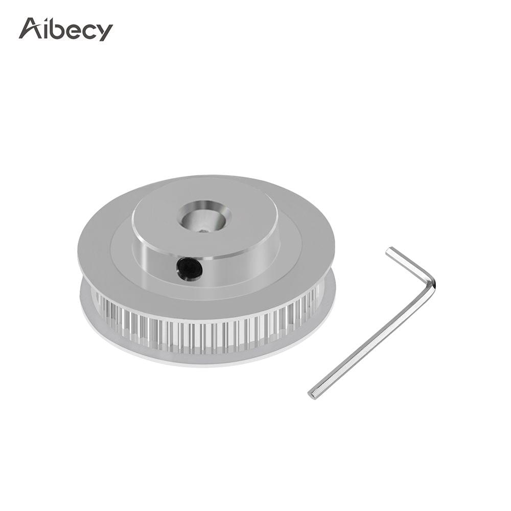 Aibecy Aluminum GT2 Timing Pulley 60 Teeth 60T 8mm Bore - 8mm Bore