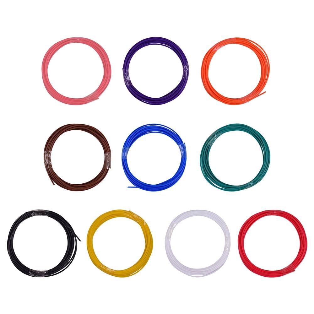 Anet 10pcs 1.75mm PCL Filament Eco-friendly Material 3D Pen