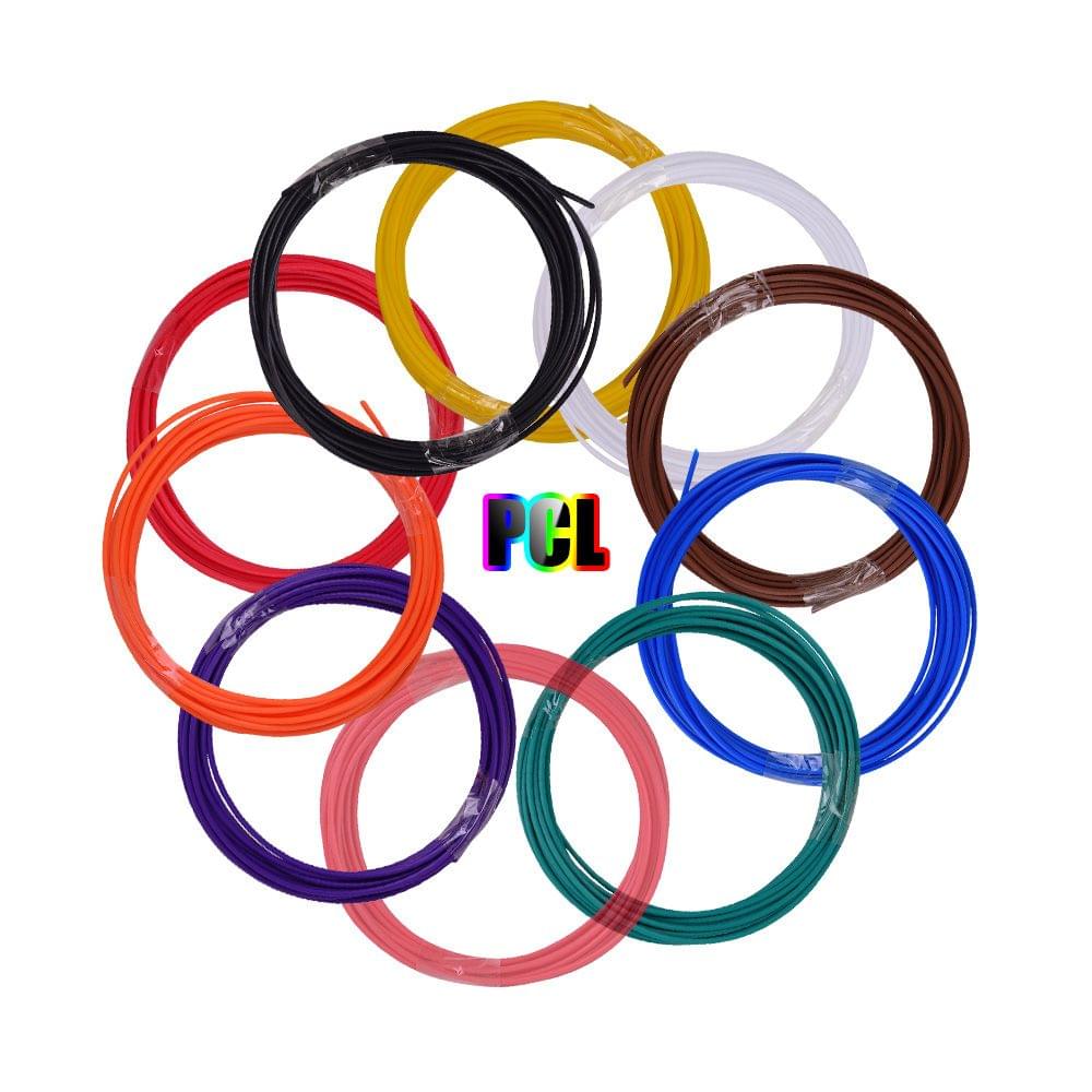 Anet 10pcs 1.75mm PCL Filament Eco-friendly Material 3D Pen