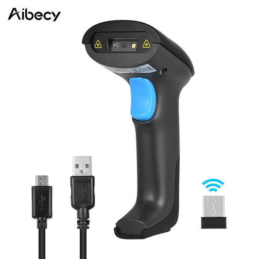 Handheld 2-in-1 2.4G Wireless & Wired USB Barcode - 2.4G Wireless & Wired