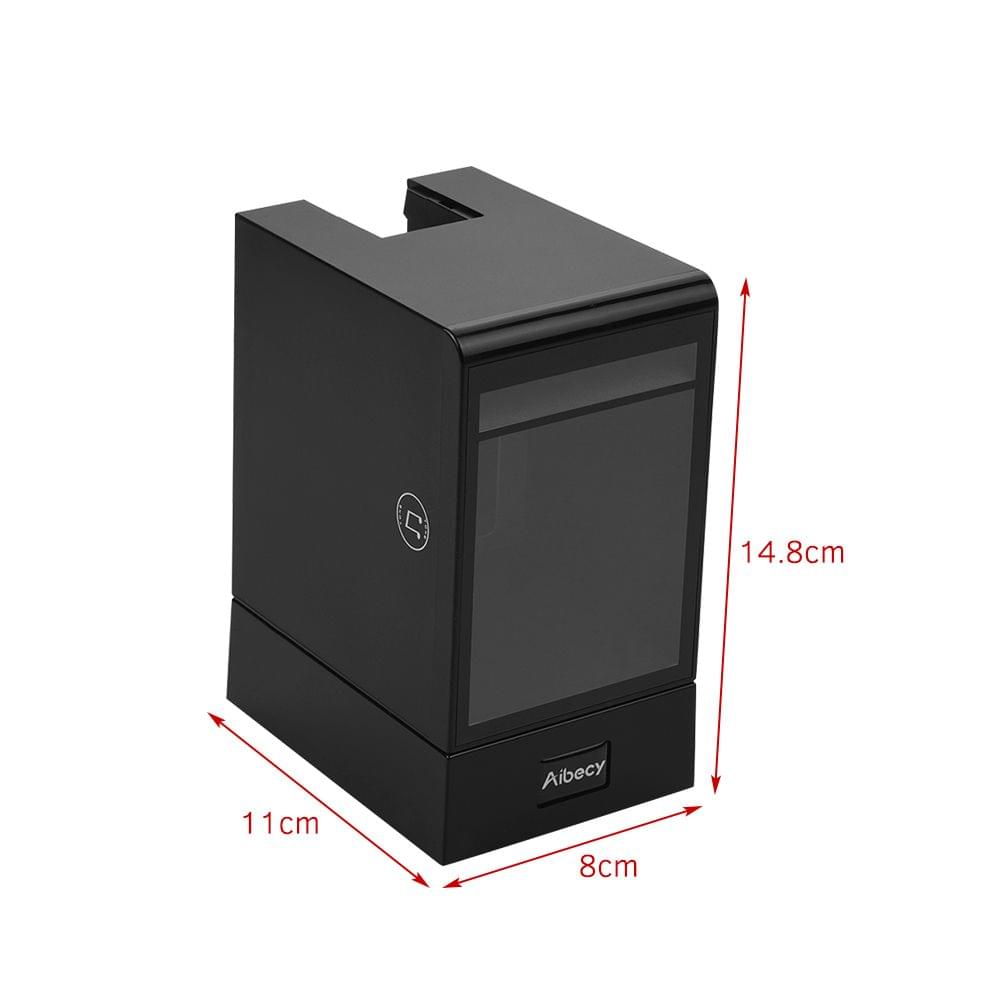 Aibecy Hands-free Wired 1D 2D QR Barcoder Scanner - EU Plug