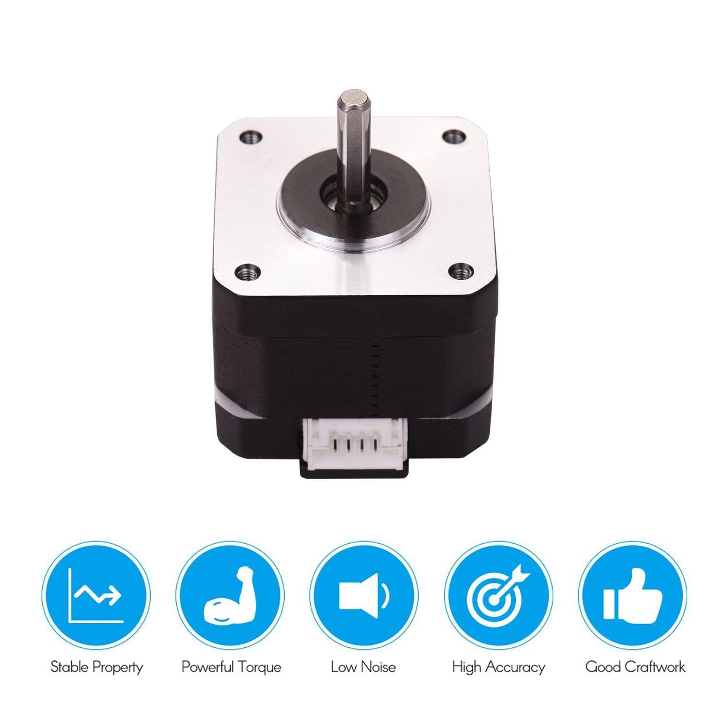 Aibecy 3D Printer Parts 42-34 Stepper Motor 2 Phase 1.8