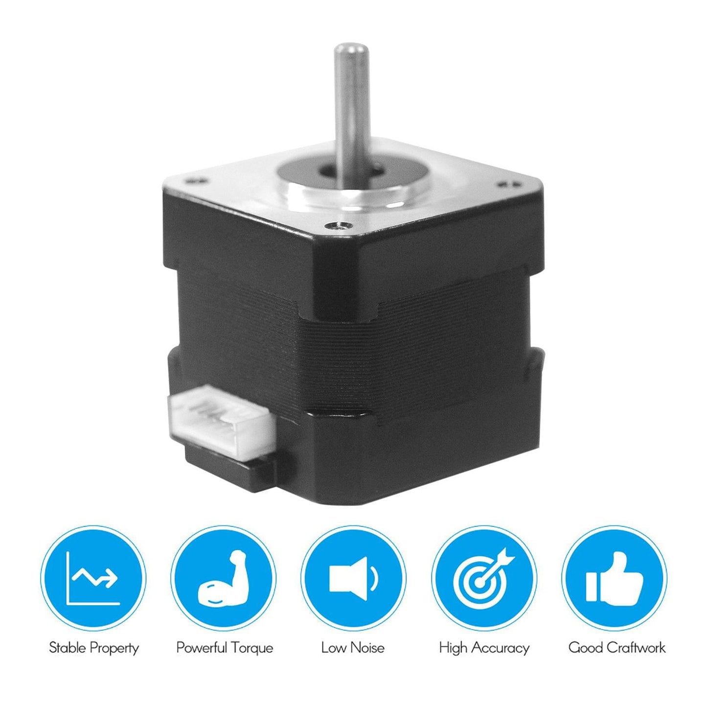 Aibecy 3D Printer Parts 42-40 Stepper Motor 2 Phase 1.8