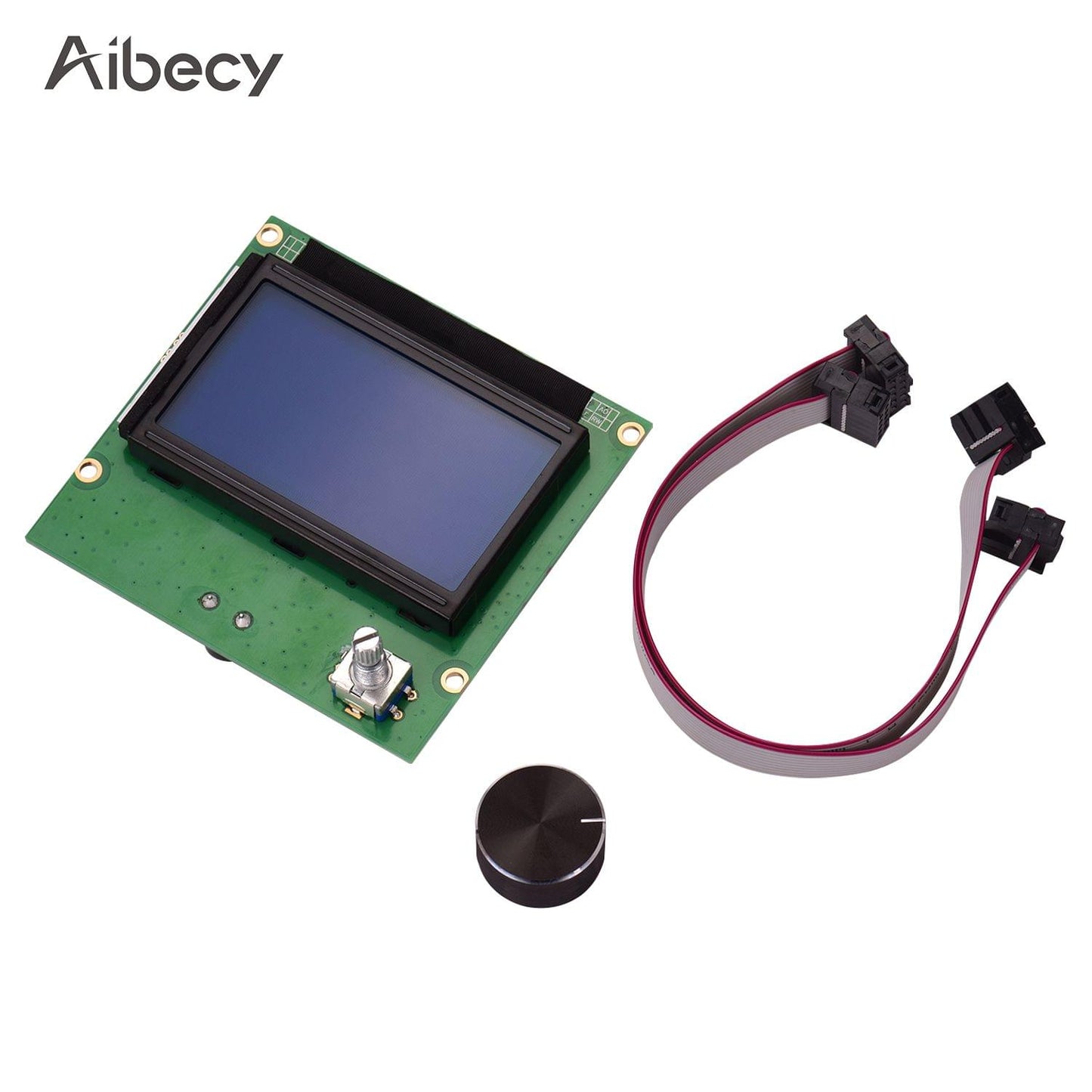 Aibecy 3D Printer Parts 12864 LCD Display Screen with Cable