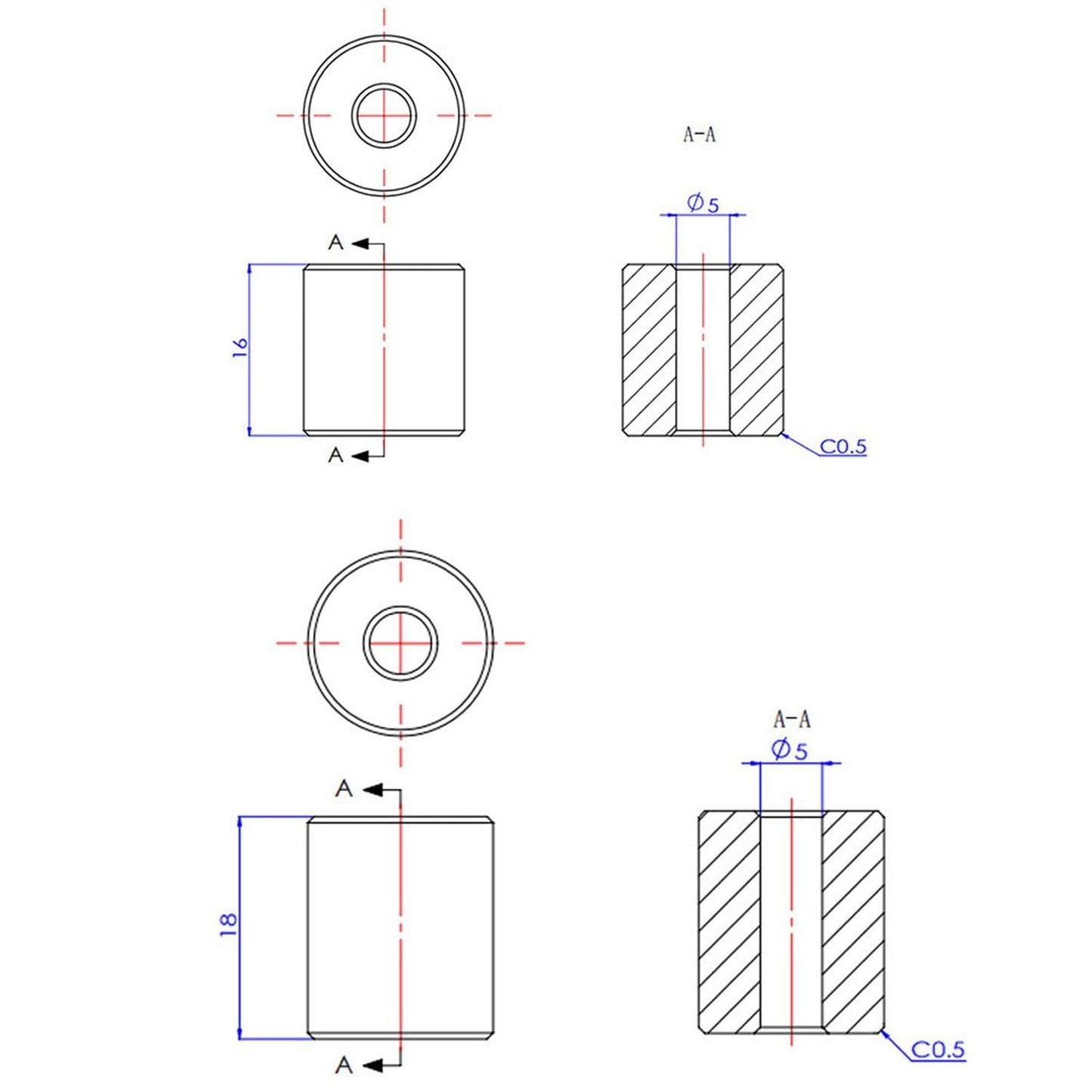 Aibecy Silicone Solid Spacer with Y Axis Wire Retrain Hot