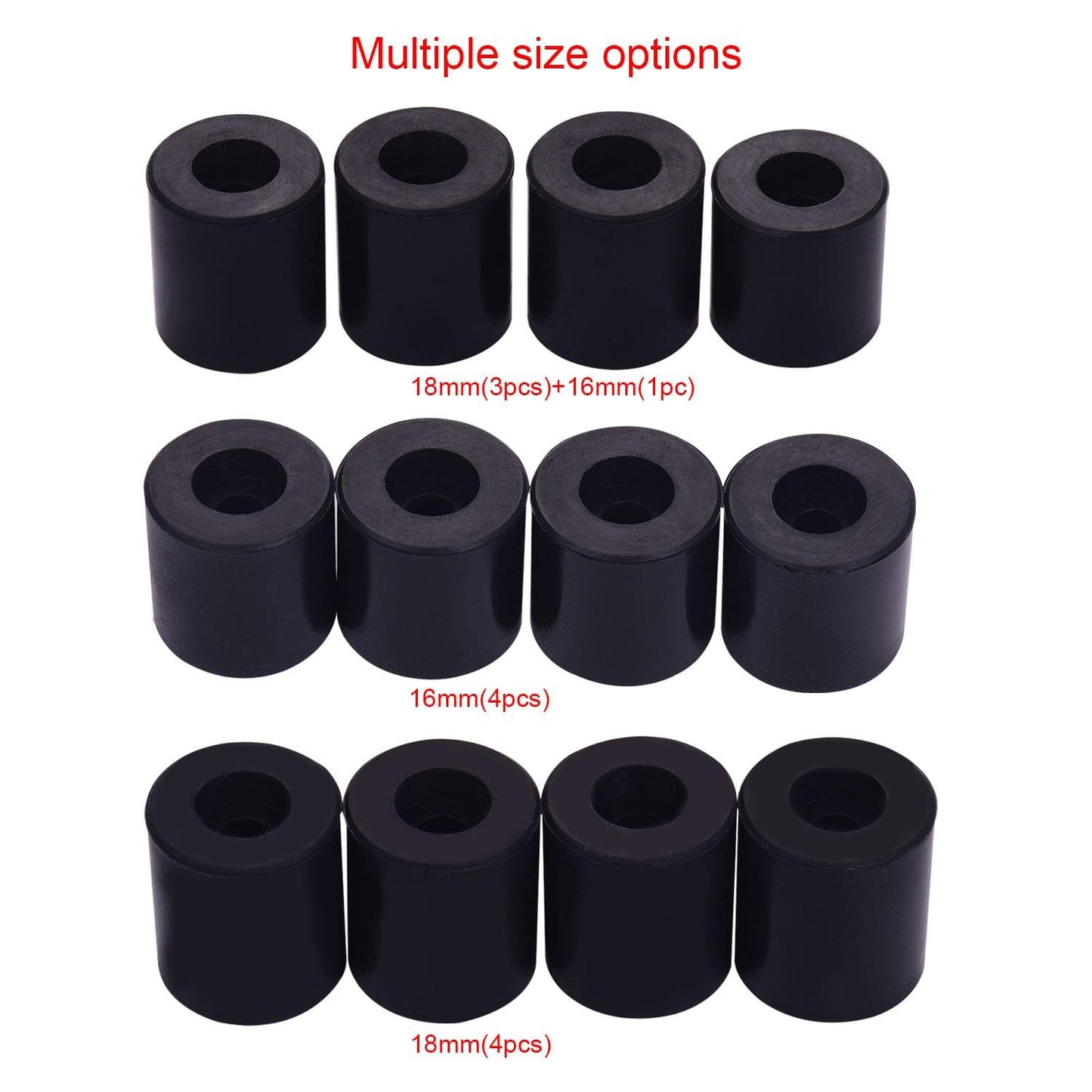 Aibecy 4pcs Silicone Solid Spacer Hot Bed Leveling Silica - 18mm