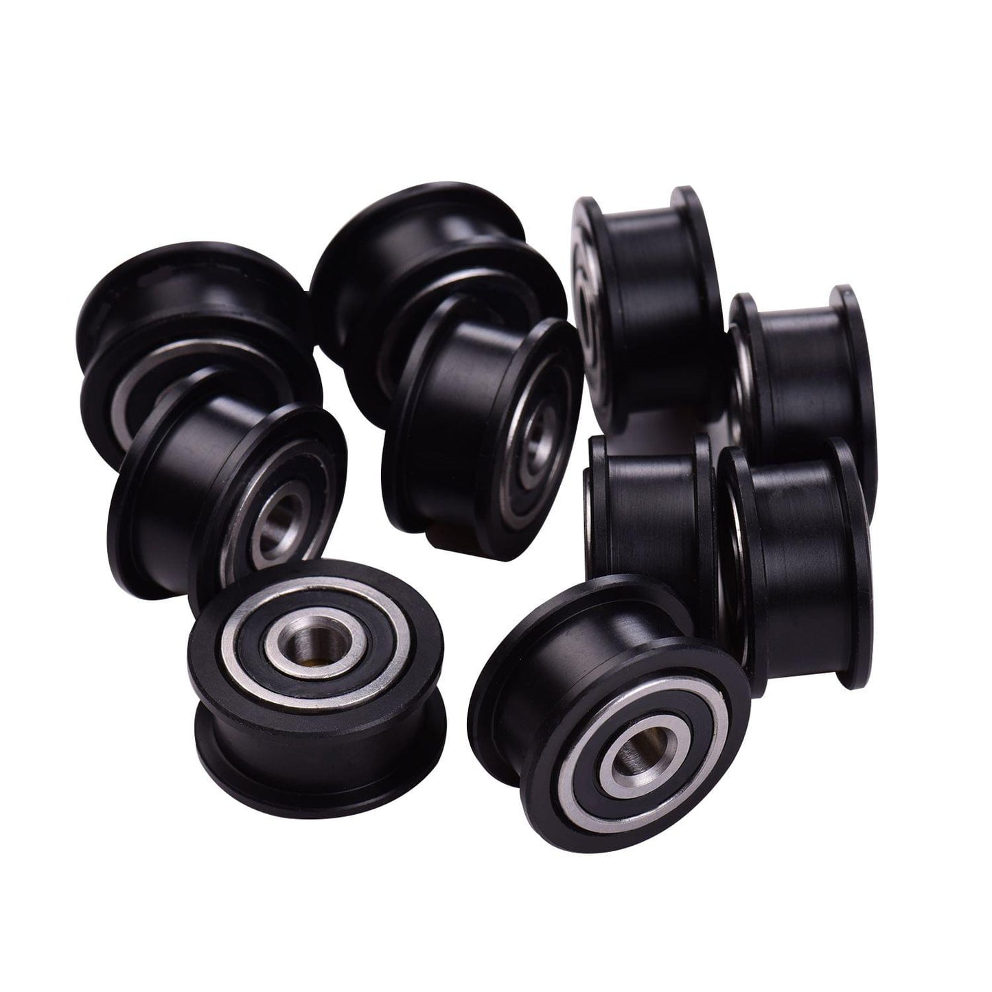 Aibecy 10pcs POM Idler Pulley Wheel with Bearing 5mm Bore
