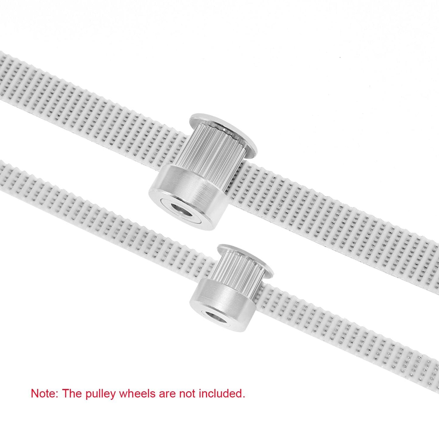 Aibecy 3D Printer Parts 10 Meters White GT2 Timing Belt Open - Width 10mm