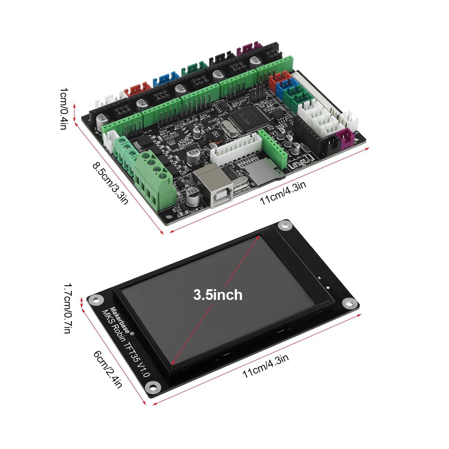 Aibecy 3D Printer Board STM32 MKS Robin Nano Board V1.2