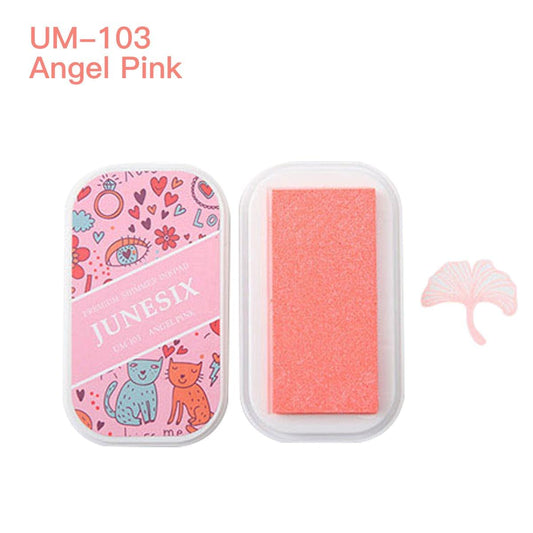 Cute Ink Pad Metal Bright Color Acid-Free Non-Toxic Inkpad - UM-103 Angel Pink