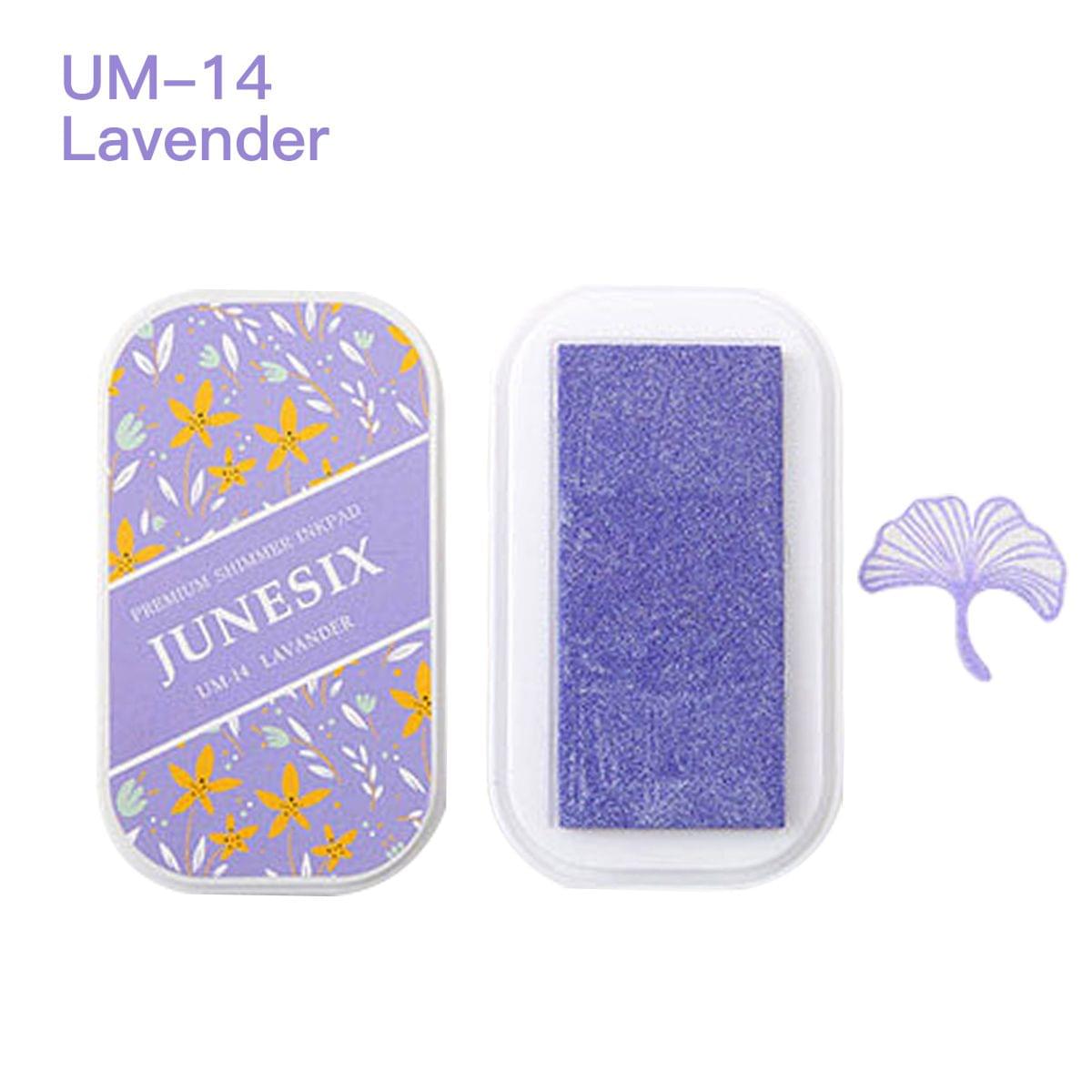 Cute Ink Pad Metal Bright Color Acid-Free Non-Toxic Inkpad - UM-14 Lavender