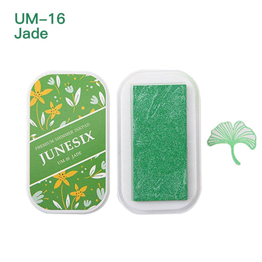 Cute Ink Pad Metal Bright Color Acid-Free Non-Toxic Inkpad - UM-16 Jade