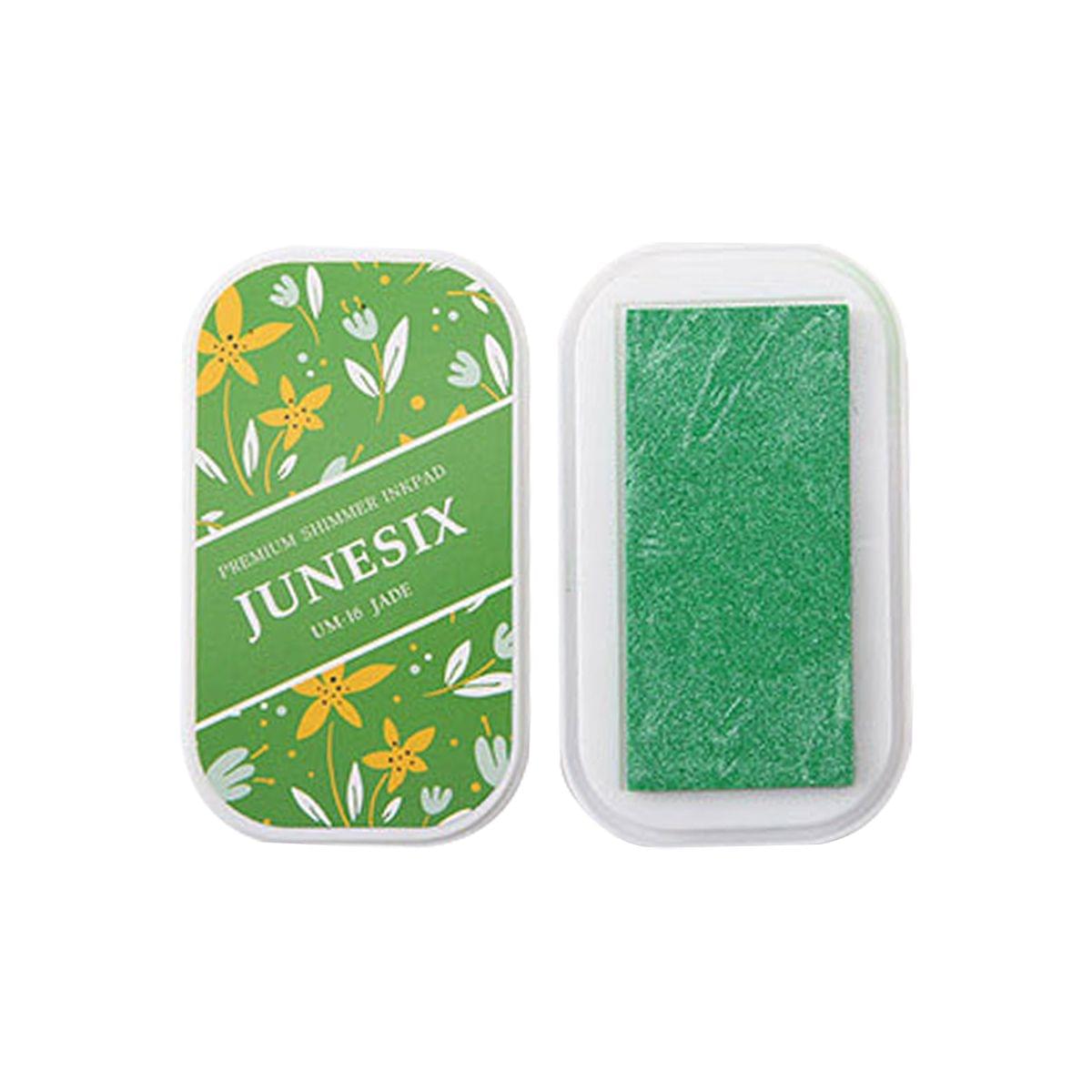 Cute Ink Pad Metal Bright Color Acid-Free Non-Toxic Inkpad - UM-16 Jade