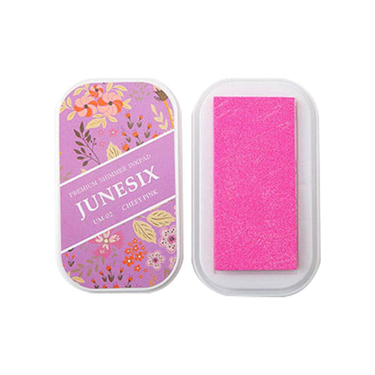 Cute Ink Pad Metal Bright Color Acid-Free Non-Toxic Inkpad - UM-2 Cheey Pink
