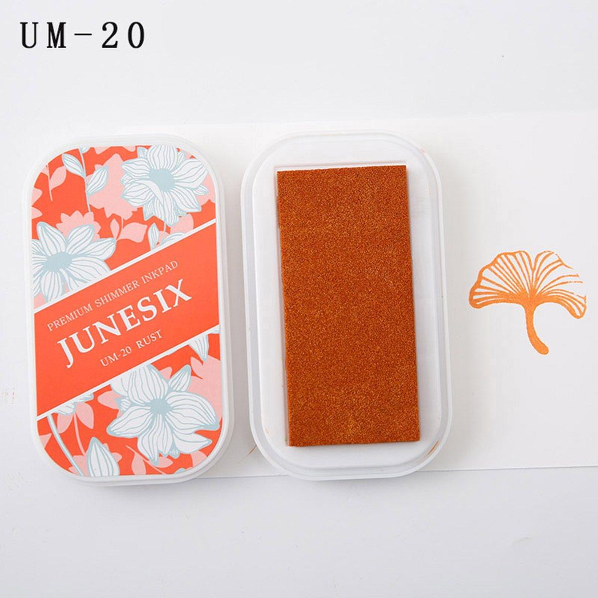 Cute Ink Pad Metal Bright Color Acid-Free Non-Toxic Inkpad - UM-20 Rust