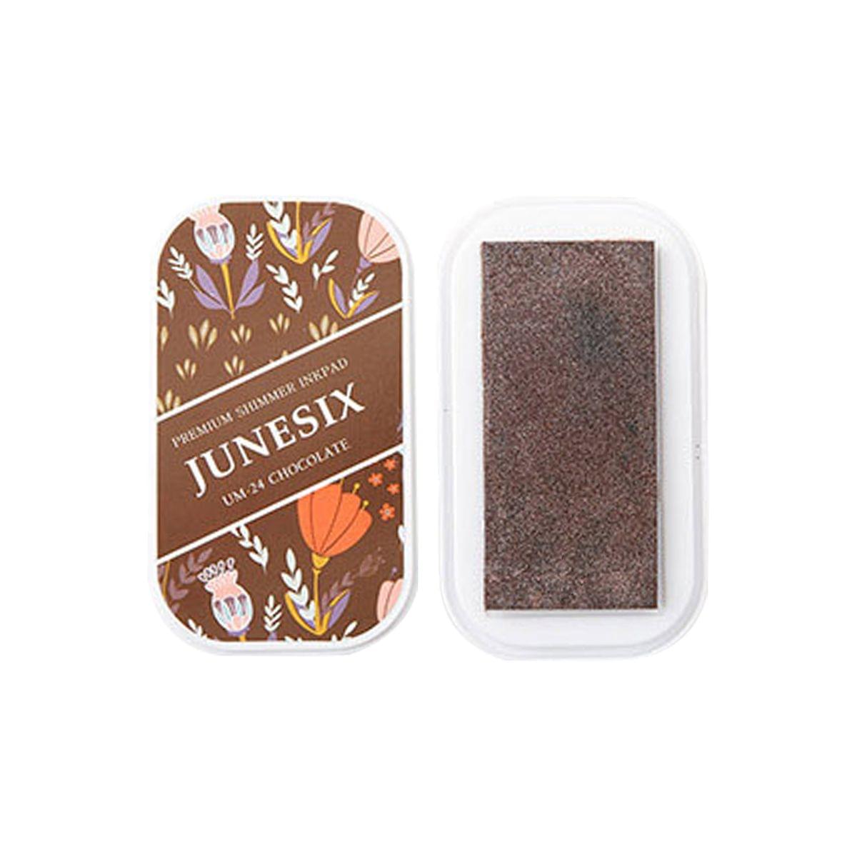 Cute Ink Pad Metal Bright Color Acid-Free Non-Toxic Inkpad - UM-24 Chocolate