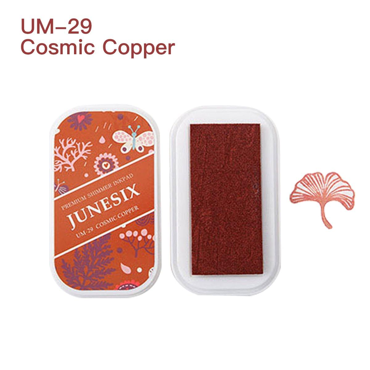 Cute Ink Pad Metal Bright Color Acid-Free Non-Toxic Inkpad - UM-29 Cosmic Copper