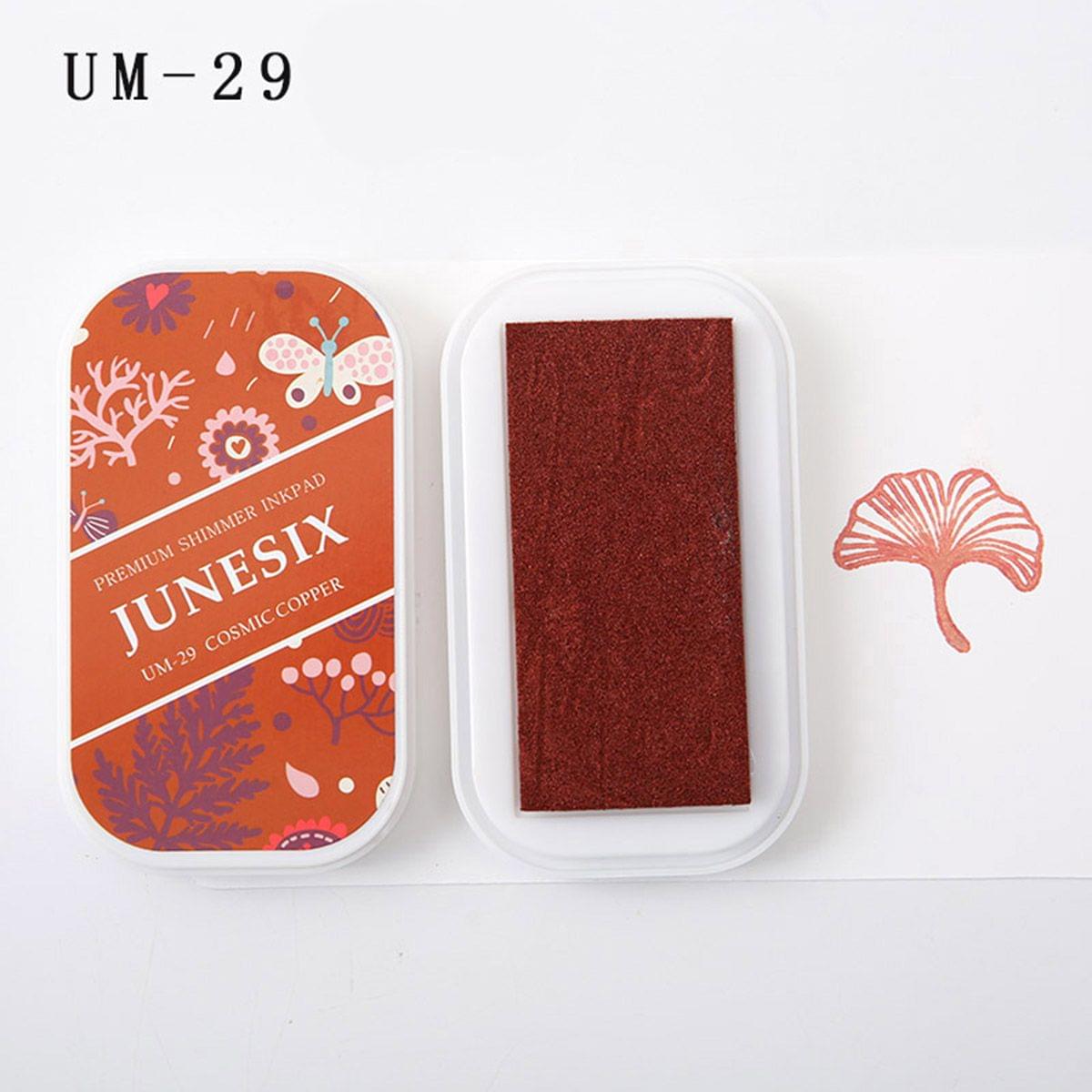 Cute Ink Pad Metal Bright Color Acid-Free Non-Toxic Inkpad - UM-29 Cosmic Copper
