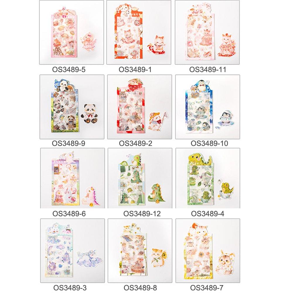 Cute Pet Stickers Self-Adhesive Decoration Sticker 4 - Hamster B