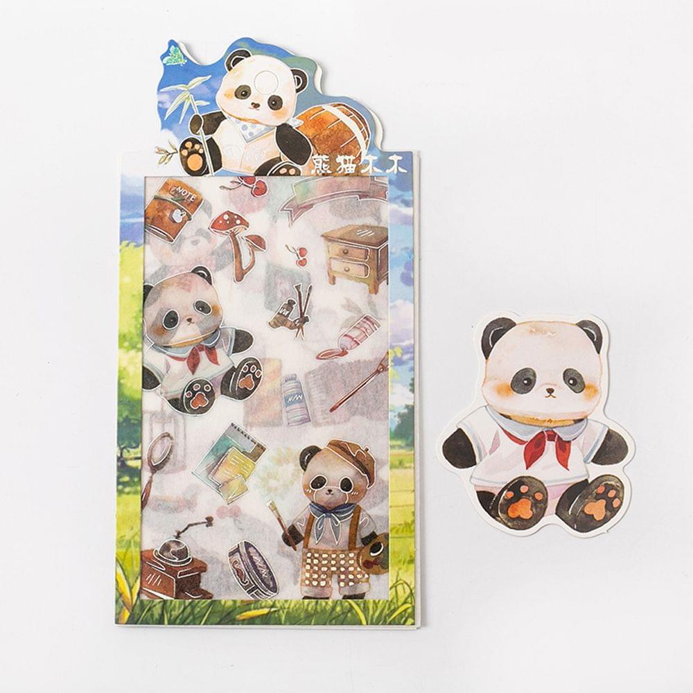 Cute Pet Stickers Self-Adhesive Decoration Sticker 4 - Panda