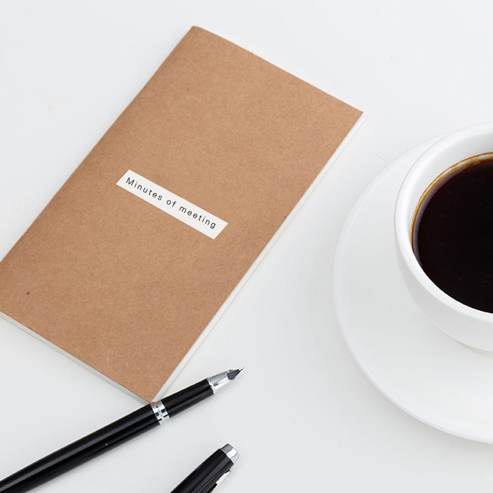 9mm Label Tape Compatible Tape Cartridge Ribbon Replacement - 9mm Black on Blue