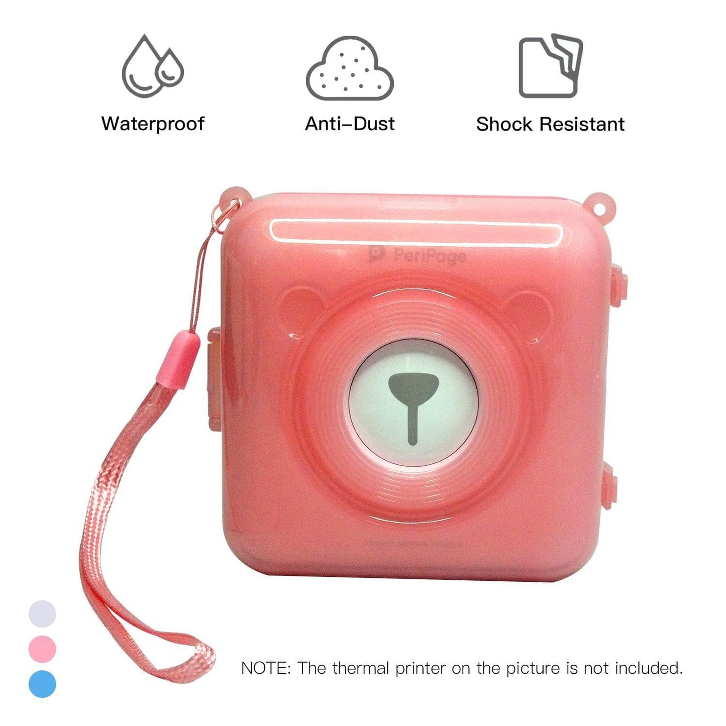 PeriPage A6 Thermal Printer Plastic Case with Strap