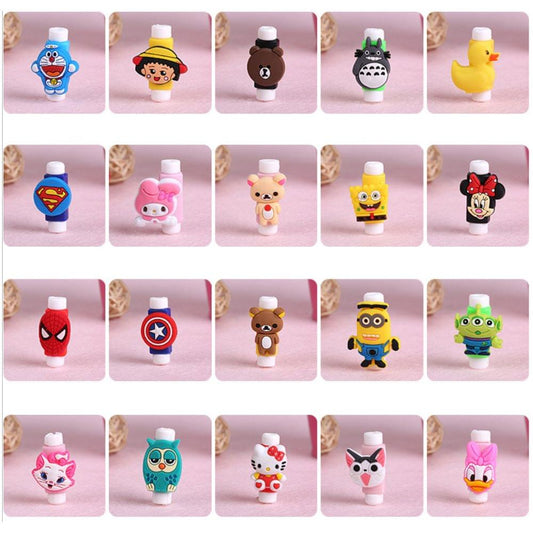 Cute Animal Bite Cable Data Protector Winder Organizer for - 20