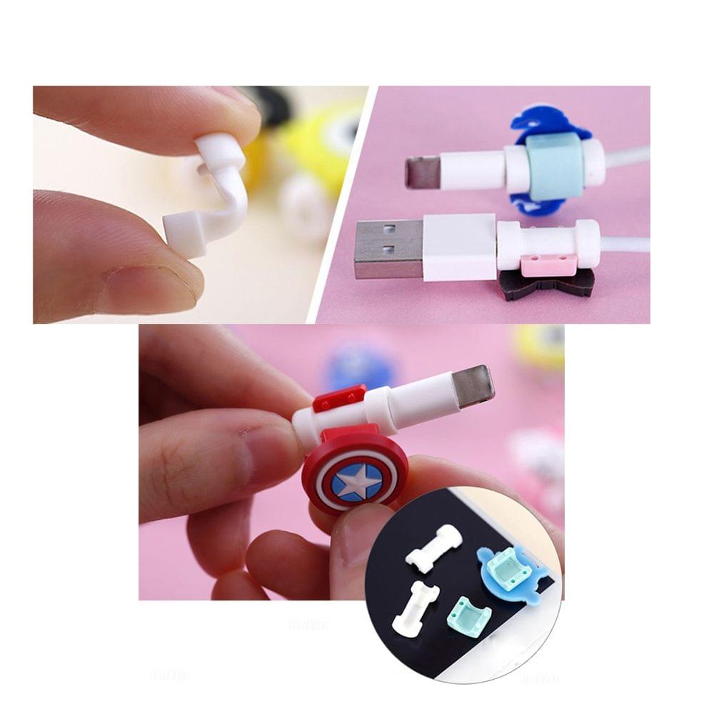 Cute Animal Bite Cable Data Protector Winder Organizer for - 30