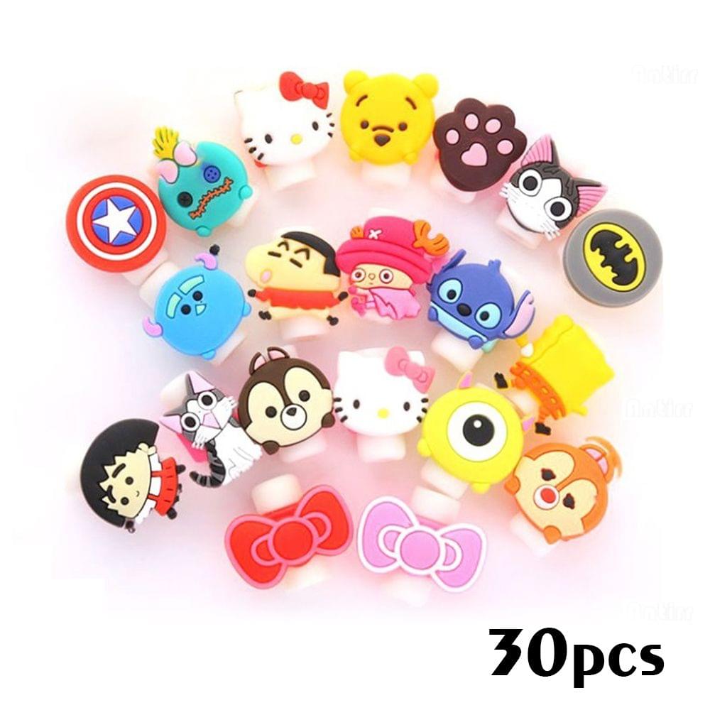 Cute Animal Bite Cable Data Protector Winder Organizer for - 30