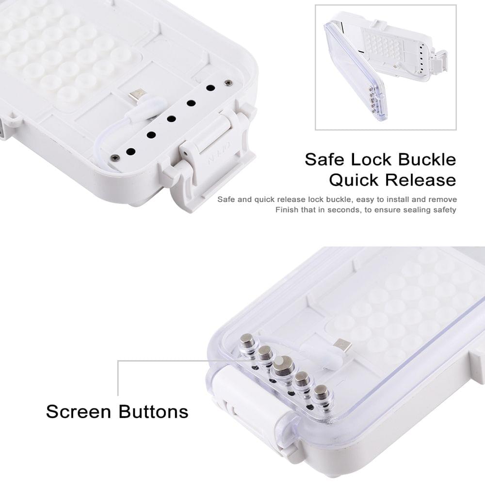 PULUZ 45m/147ft Deep Diving Waterproof Case Mobile Phone