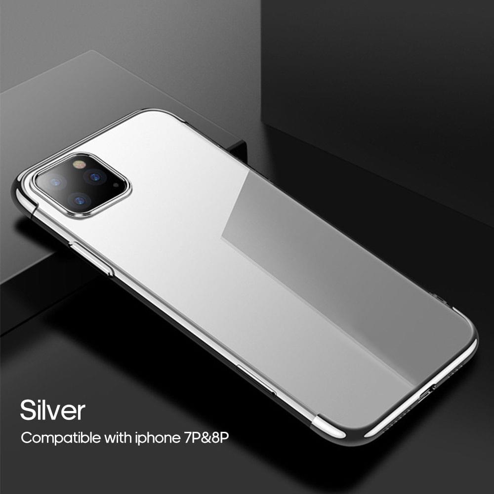 Phone Cover Compatible with iPhone 11 pro max/X/XS/XS - Silver&iphone 7P&8P