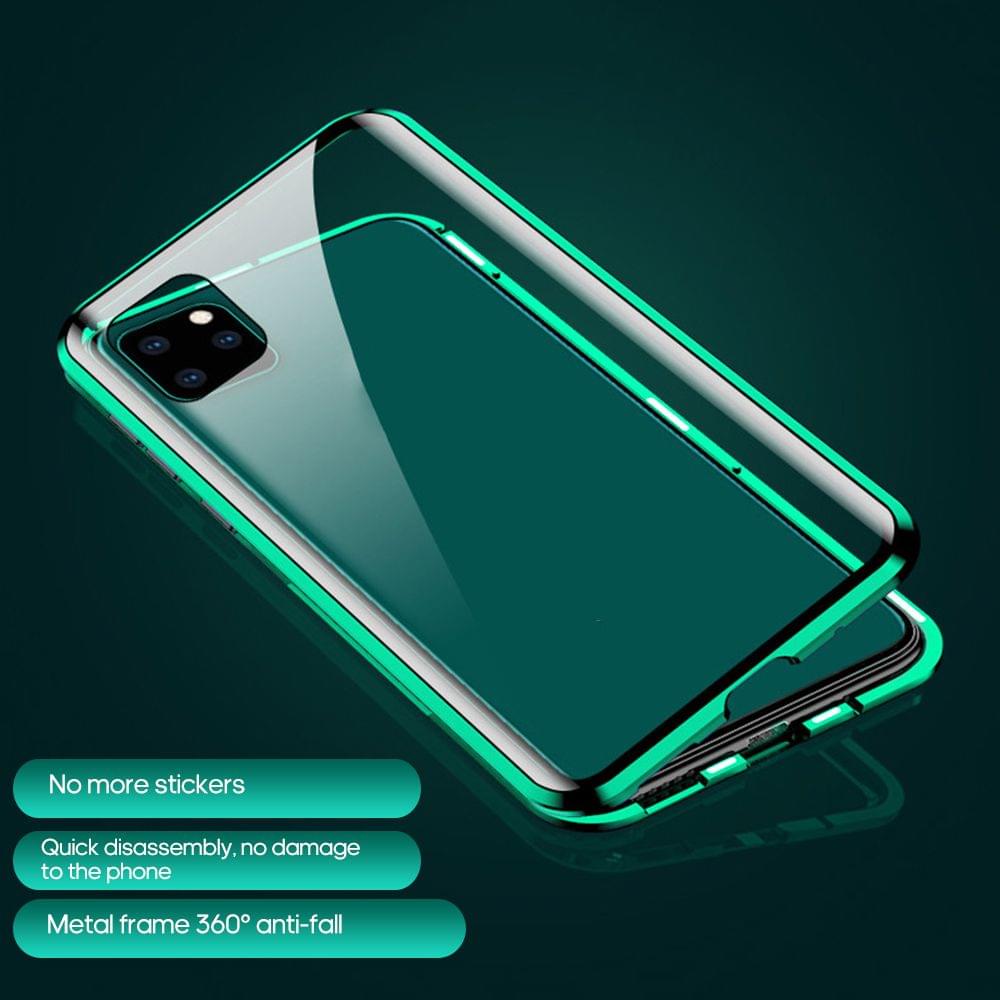 Phone Cover Double-sided Glass Compatible with iPhone - Red&iphone 11