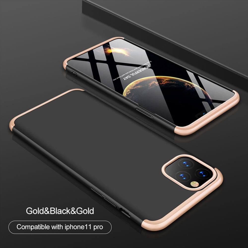 Phone Cover Compatible with iPhone 11 pro max Phone Holder - Gold&black&gold&iphone 11 pro
