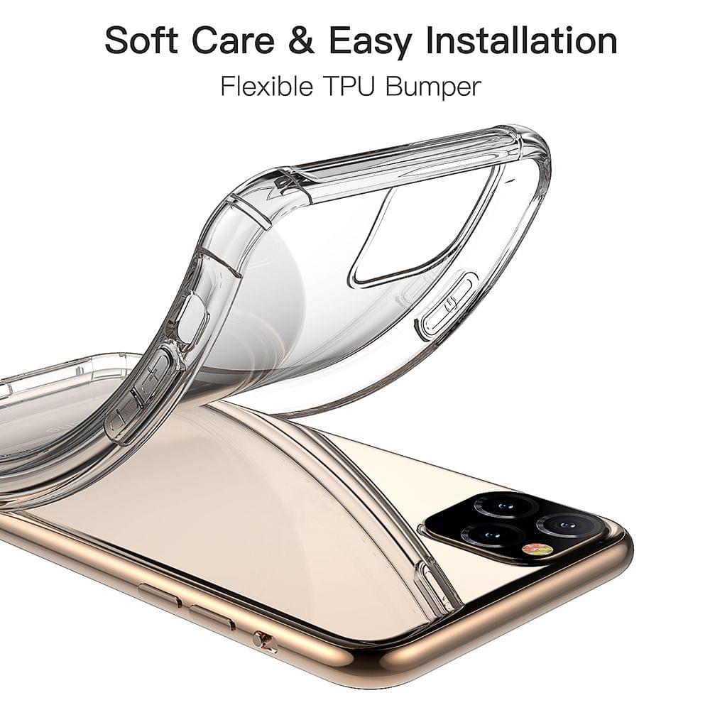 Phone Cover Compatible with iPhone 11 / pro / max TPU Phone - White&iphone 11 pro