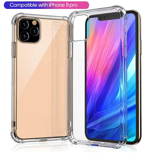 Phone Cover Compatible with iPhone 11 / pro / max TPU Phone - White&iphone 11 pro