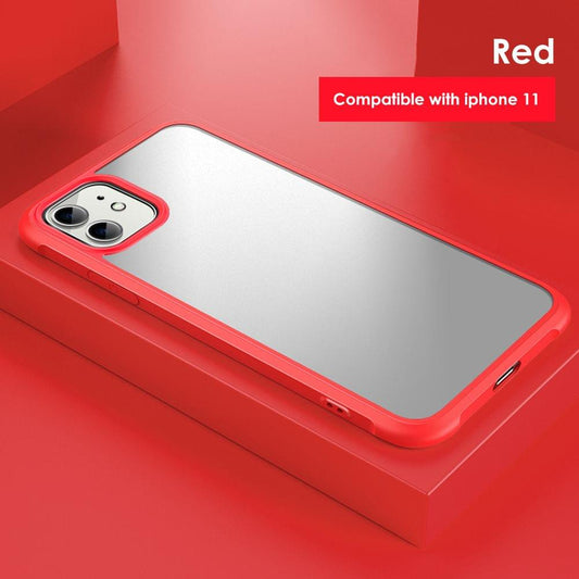 Phone Cover Frosted Compatible with iPhone 11 pro - Red&iphone 11