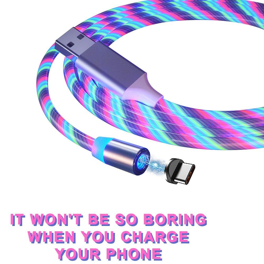 1M / 2M Magnetic Charging Cable Fast Charge Mobile Phone - 1M & for Type-C