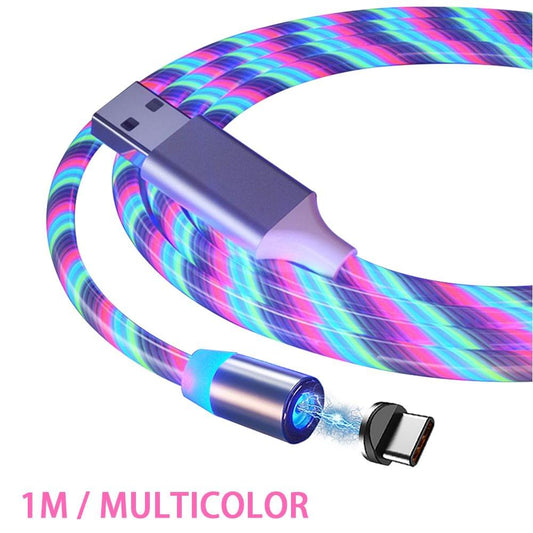 1M / 2M Magnetic Charging Cable Fast Charge Mobile Phone - 1M & for Type-C