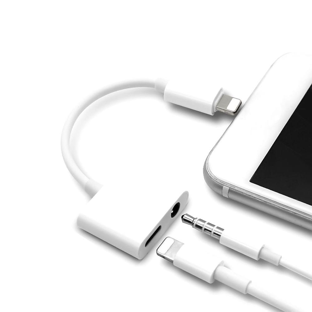 Lightning to 3.5mm Audio Adapter Charging Cable for iPhone 7