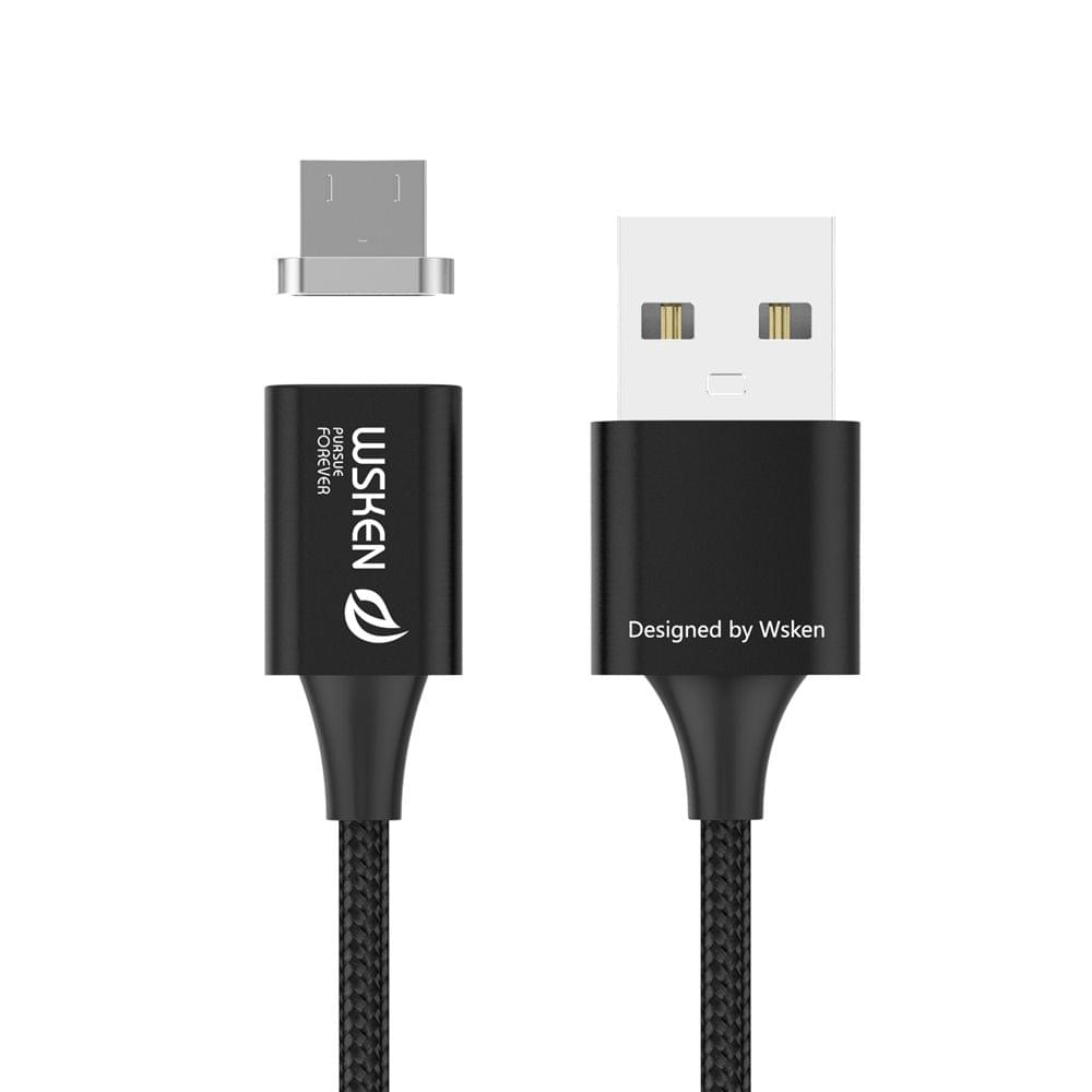 WSKEN X-Cable Lite Metal Magnetic Cable Micro USB Cable LED