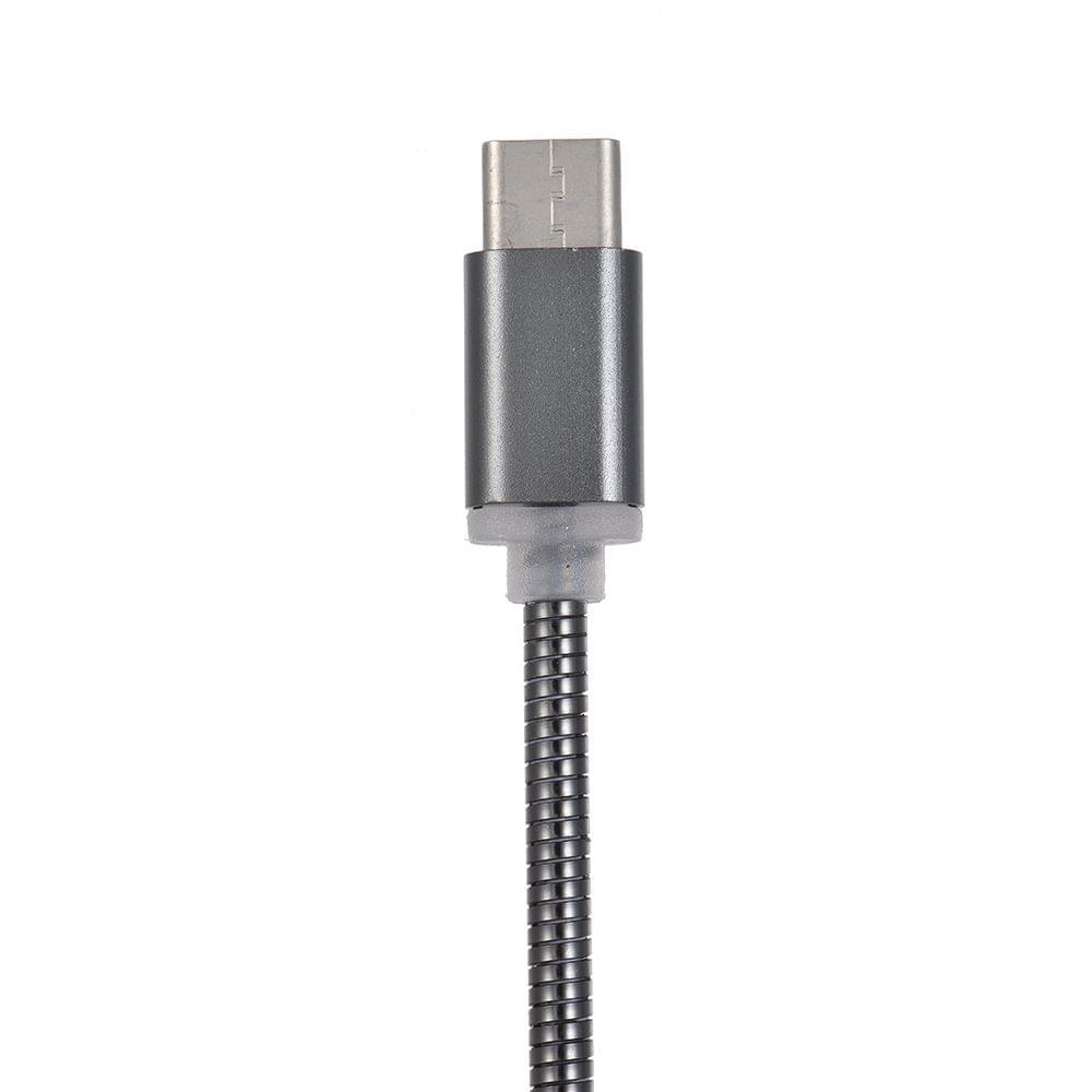 3.3Ft Android USB-C Type-C Metal Spring Charging Cable Sync