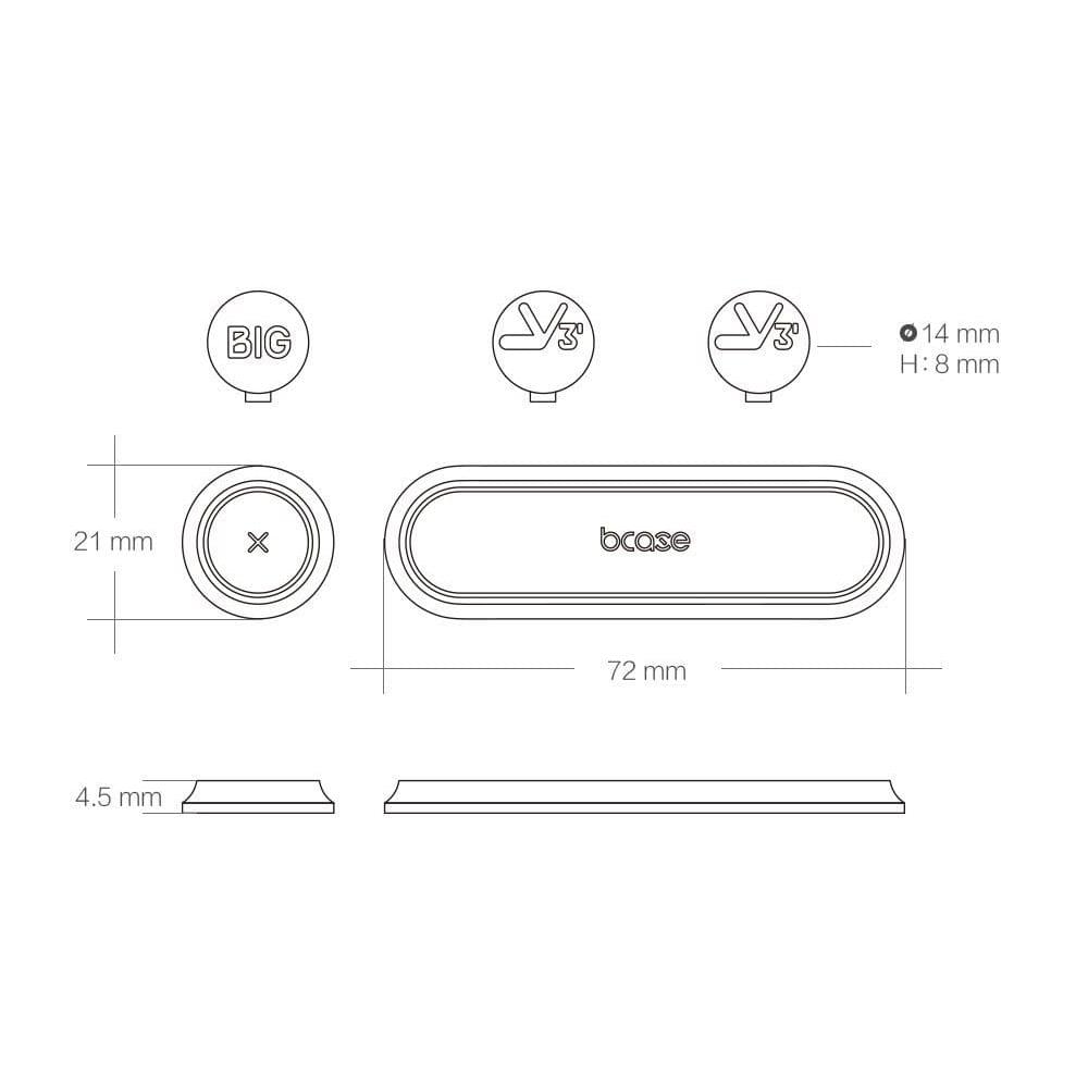 New Original XiaoMi bcase TUP2 Walnut Wood Magnetic