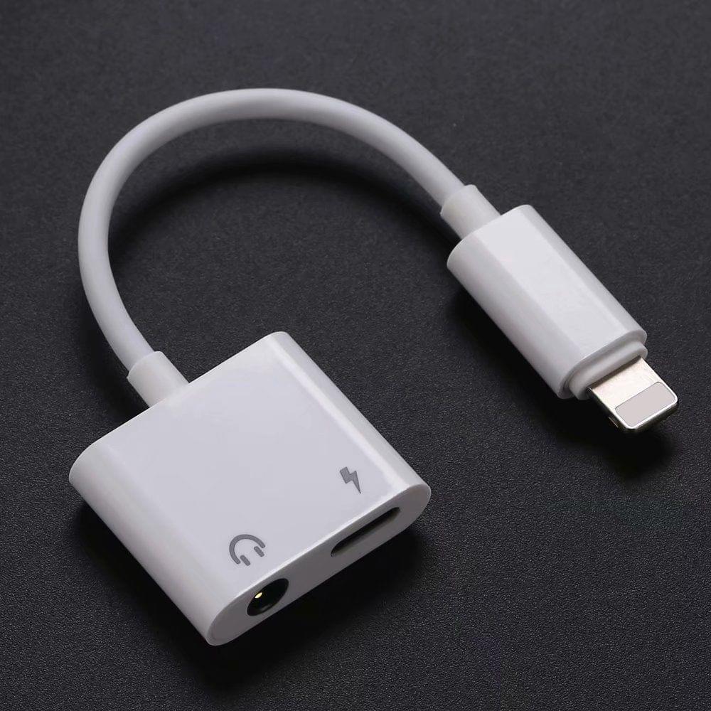 2 In 1 Audio Charging Adapter Lightning Adapter 3.5mm