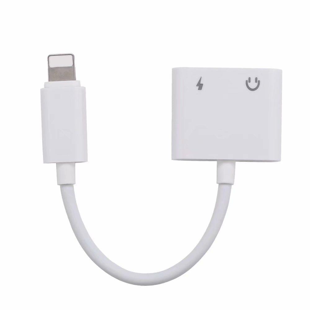 2 In 1 Audio Charging Adapter Lightning Adapter 3.5mm