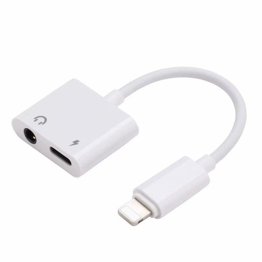 2 In 1 Audio Charging Adapter Lightning Adapter 3.5mm